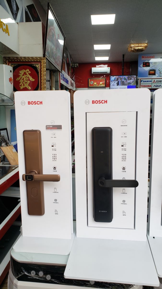 Khóa cửa điện tử Bosch ID 40P- MÀU ĐỒNG-4