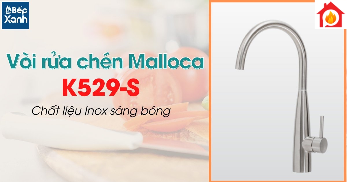 Vòi rửa chén nóng lạnh Malloca K529-S