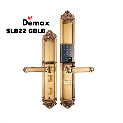 Khóa đại sảnh Demax SL822 Gold